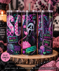 Ghost Face 20 oz Tumbler | Horror Movie Tumbler