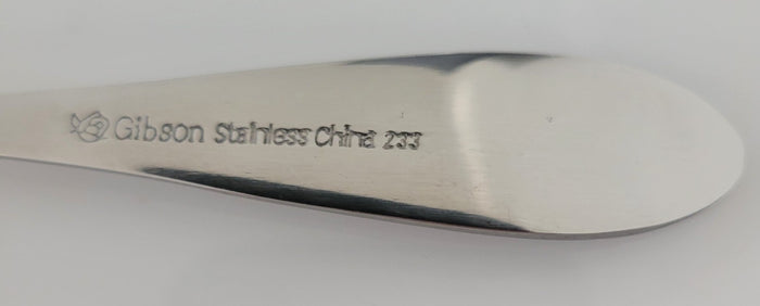 Gibson Ashland Stainless 2 Teaspoons  18/10  Stainless2