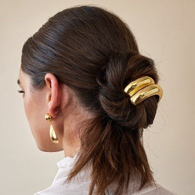 Glossy Double Arch Pony Cuff