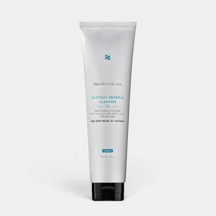 Shop Rescue Spa SkinCeuticals Glycolic Renewal Cleanser gel tube for exfoliating and brightening skin.