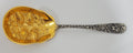 Godinger Olde Bouquet Gold Wash Berry Casserole Spoon 9 1/4" Silverplate0