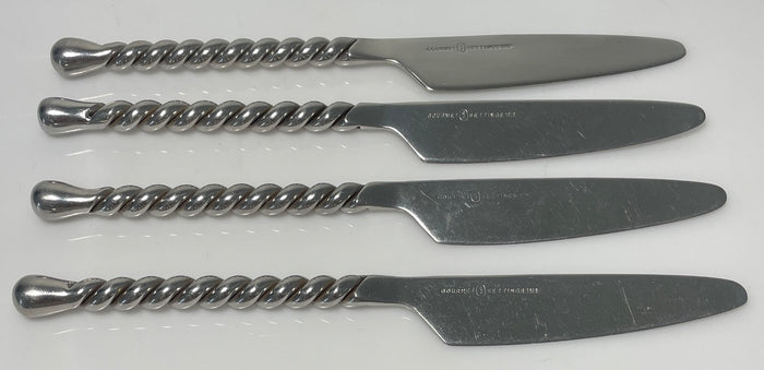 Gourmet Settings Silver Tear Knife 9 3/8" Set of 40