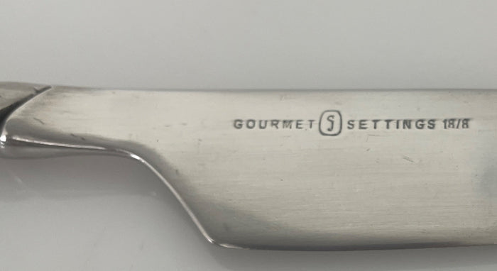 Gourmet Settings Silver Tear Knife 9 3/8" Set of 41
