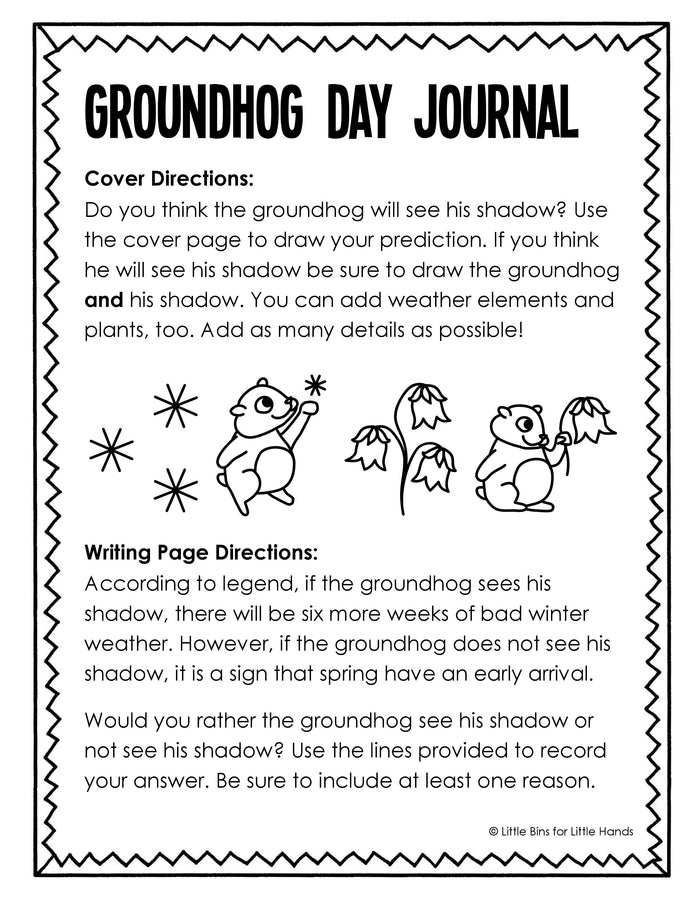 Groundhog Day STEM Pack