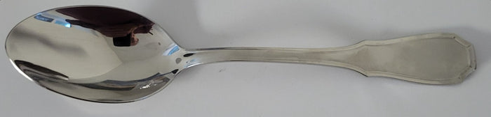 Guy Degrenne Sonate Serving Spoon 10" Stainless Flatware Frosted Handle0