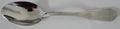 Guy Degrenne Sonate Serving Spoon 10" Stainless Flatware Frosted Handle0