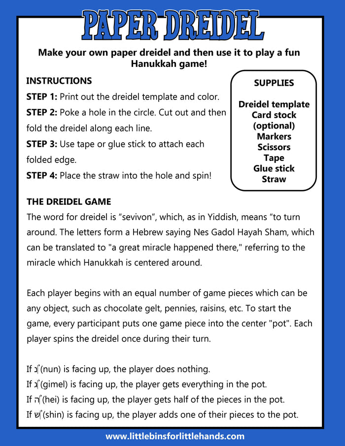 Hanukkah Project Pack