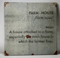 Hearthside Collection Farmhouse Wall Art Metal Galvanized Industrial 14 X 140