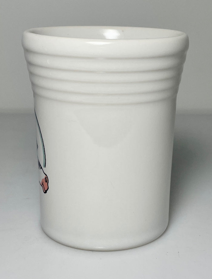Homer Laughlin Fiesta Cruisin Noah's Ark White Child Cup 3 3/4"2