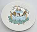 Homer Laughlin Fiesta Cruisin Noah's Ark White Childs Plate 9"0