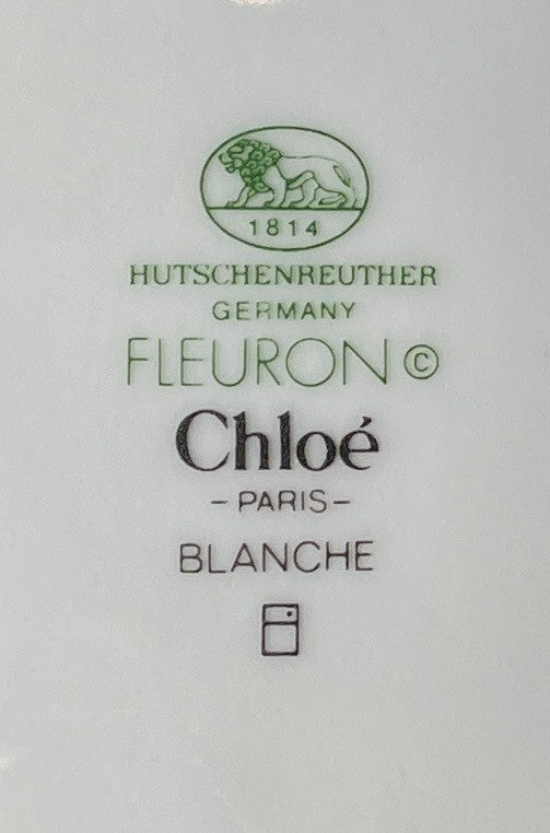 Hutschenreuther Fleuron White Salad Plate 7 3/4"1