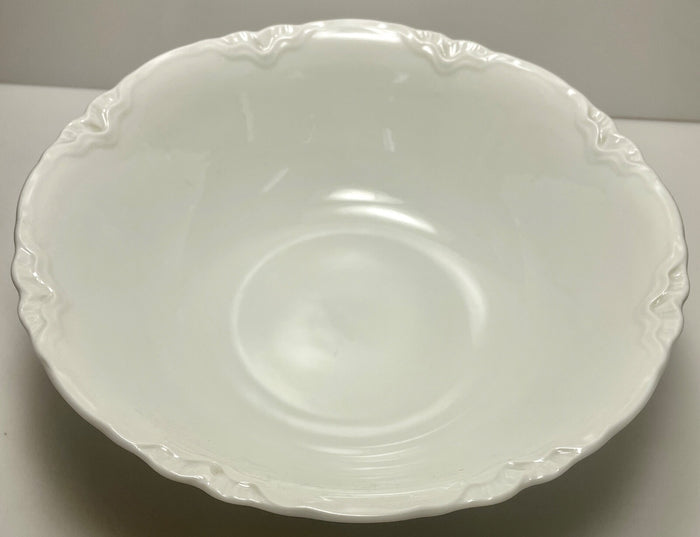 Hutschenreuther Racine White  Round Vegetable Bowl 9"1
