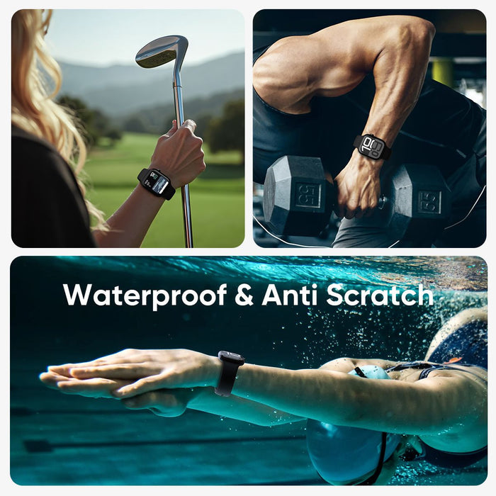 Hybrid Glass NanoArmour for Apple Watch Series 11 / Series 10 Screen Protector