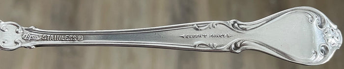 International Queen's Fancy Cold Meat Serving Fork 9" Black Accent Stainless1