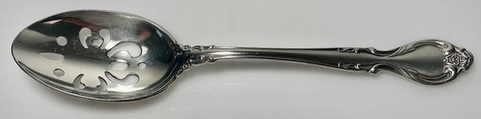 International Queen's Fancy Pierced Tablespoon 8 5/8" Black Accent Stainless0