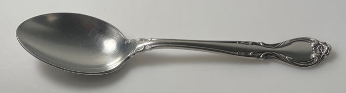 International Queen's Fancy Soup Oval Place Spoon 7" Black Accent Stainless0
