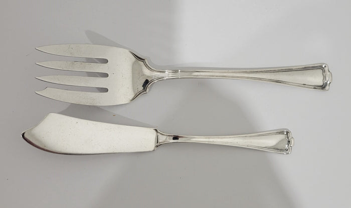 International Rodgers Cromwell Cold Meat Fork Butter Knife Flatware Silverplate0