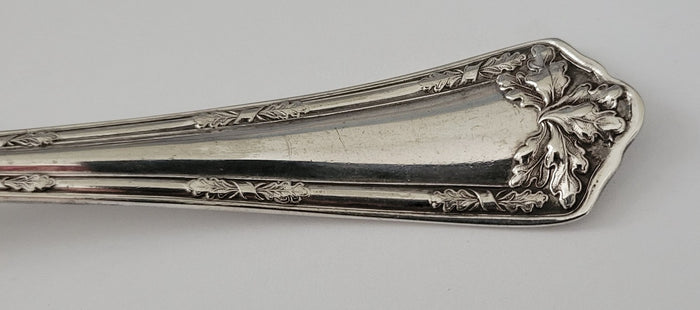International Silver Fair Oak Cold Meat Fork 8 1/2" Silverplate Flatware1