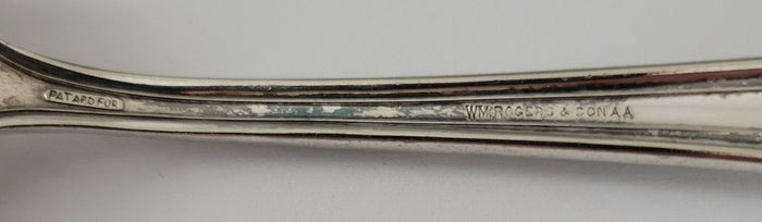 International Silver Fair Oak Cold Meat Fork 8 1/2" Silverplate Flatware2