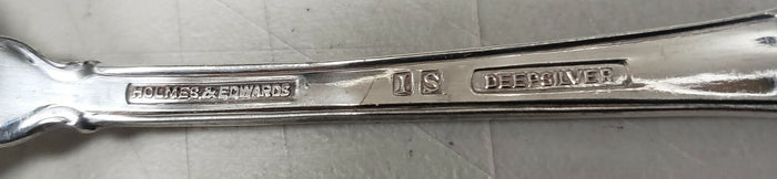 International Silver Fashion Cold Meat Fork 8 3/4" Silverplate2
