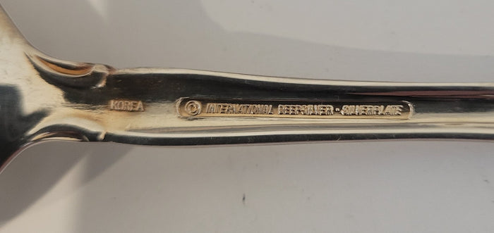 International Silver Orleans Deepsilver Korea Casserole Spoon 9" Silverplate2