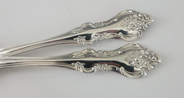 International Silver Orleans Korea Deepsilver 2 Teaspoon 5 7/8" Silverplate1