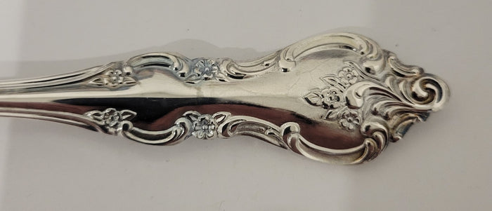 International Silver Orleans Korea Deepsilver Cold Meat Fork 8 7/8" Silverplate1