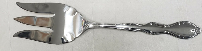International Silver Rogers Camelot Melody Cold Meat Fork 8 1/4" Silverplate0