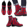 Inverness District Tartan Leather Boots Footwear Shoes