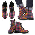 Jacobite Tartan Leather Boots Footwear Shoes