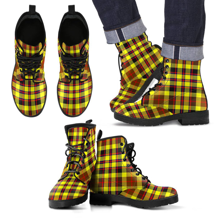 Jardine Tartan Leather Boots Footwear Shoes
