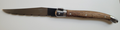 Jean Dubost Laguiole Olivewood Steak Knife 9 1/8" Stainless Blade0