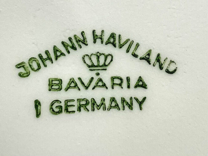 Johann Haviland Blue Garland Dinner Plate 10" Bavaria1