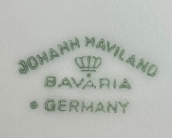 Johann Haviland Blue Garland Salad Plate Bavaria 7 5/8"1