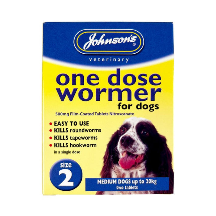 Johnsons - One Dose Wormer Size 2