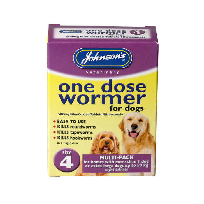 Johnsons - One Dose Wormer Size 4