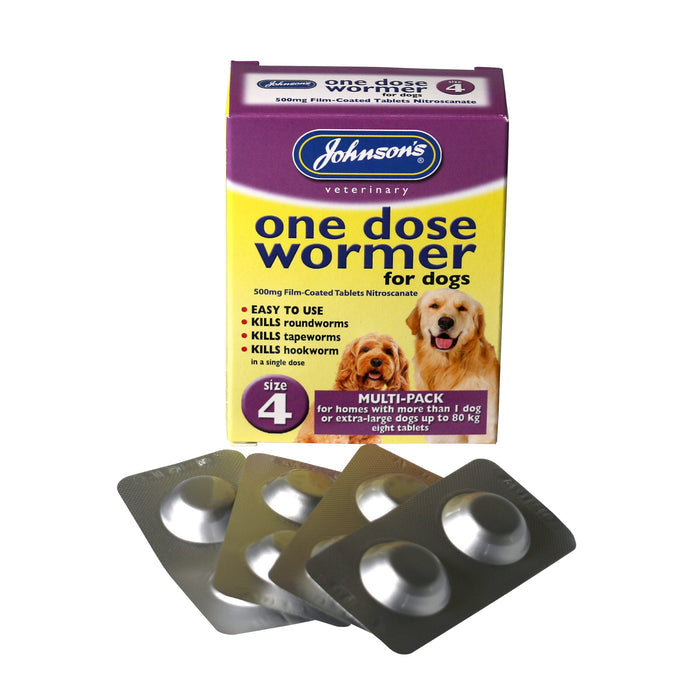Johnsons - One Dose Wormer Size 4