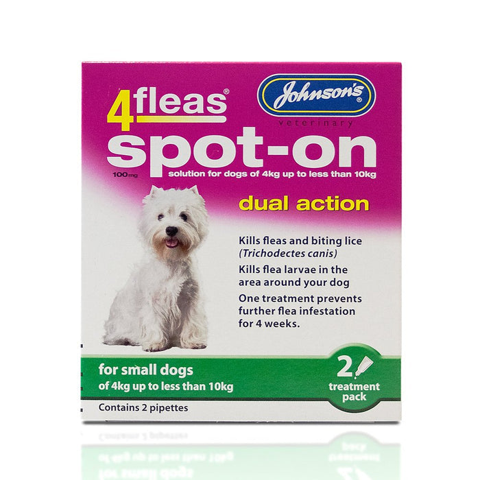 Johnsons 4Fleas Spot on small Dog