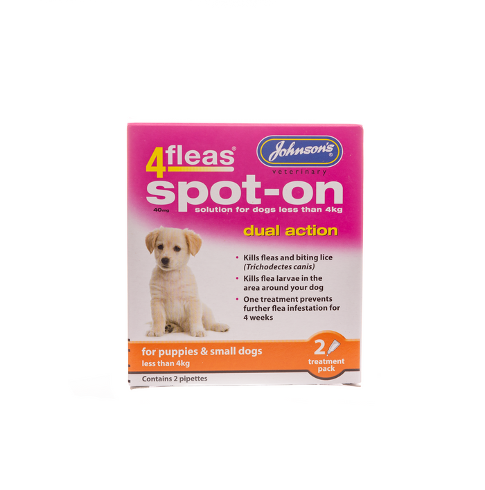 Johnsons D048 4Fleas Spot on Puppy