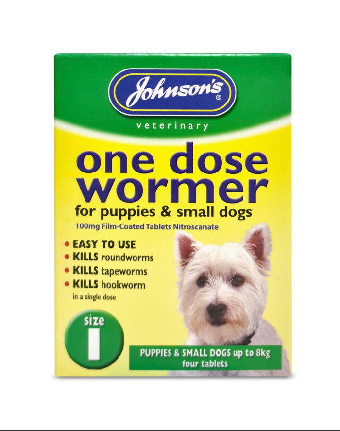 Johnson’s One Dose Wormer – Size 1