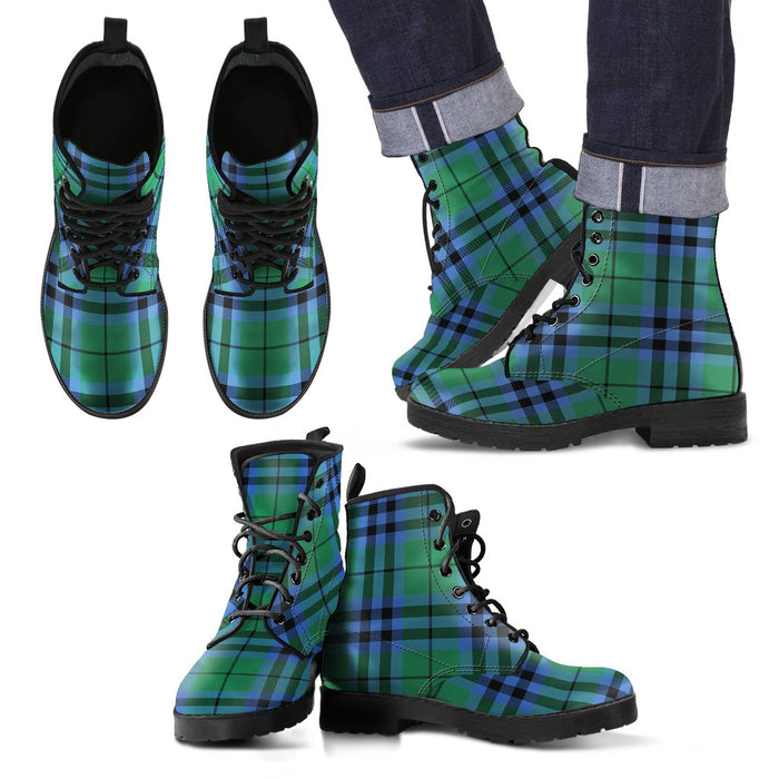 Keith Ancient Tartan Leather Boots Footwear Shoes