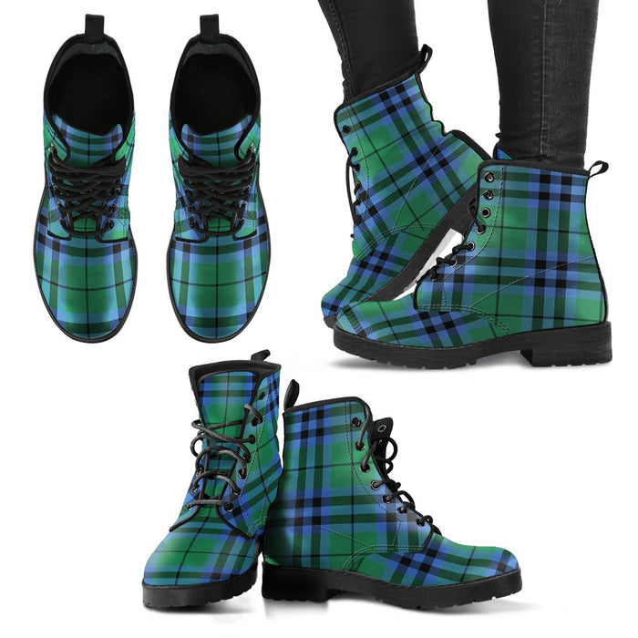 Keith Ancient Tartan Leather Boots