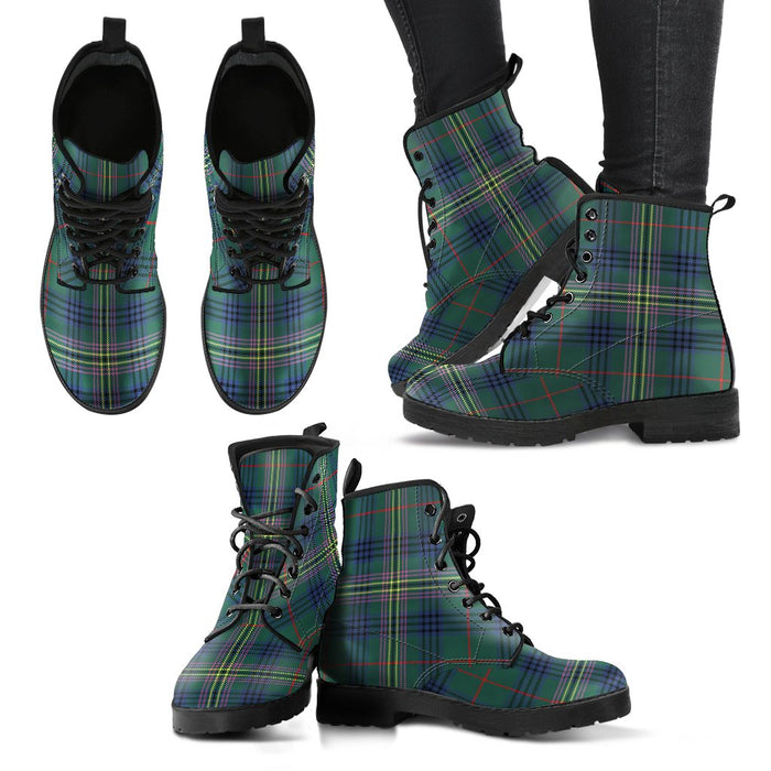 Kennedy Modern Tartan Leather Boots
