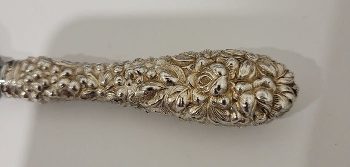 Kirk Steiff Stieff Rose Cheese Server 6 1/4" Sterling Flatware1