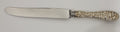 Kirk Steiff Stieff Rose Knife 8 7/8" Full Repousse Sterling Flatware0