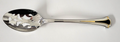 Kirk Stieff Cloisonne Royal Black Tablespoon Pierced 8 5/8" Stainless Flatware0