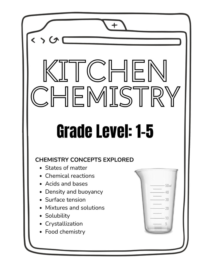 Kitchen Chemistry STEM Labs for Kids