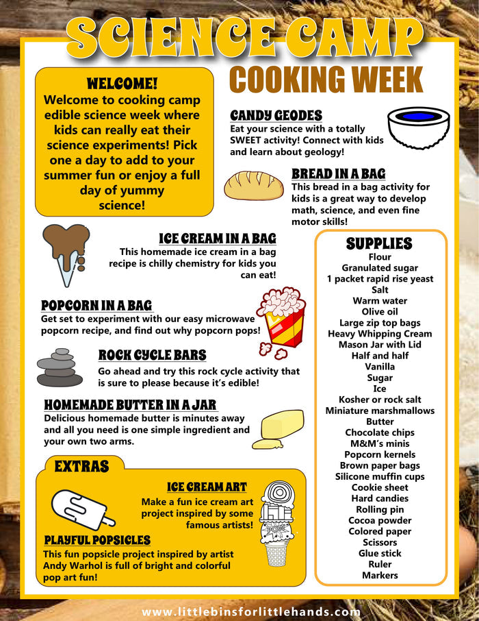 Kitchen Science Camp: Edible STEM Activities & Science Labs for Kids