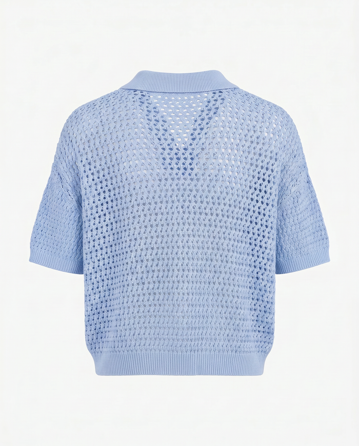 Knitairy Polo - Baby Blue