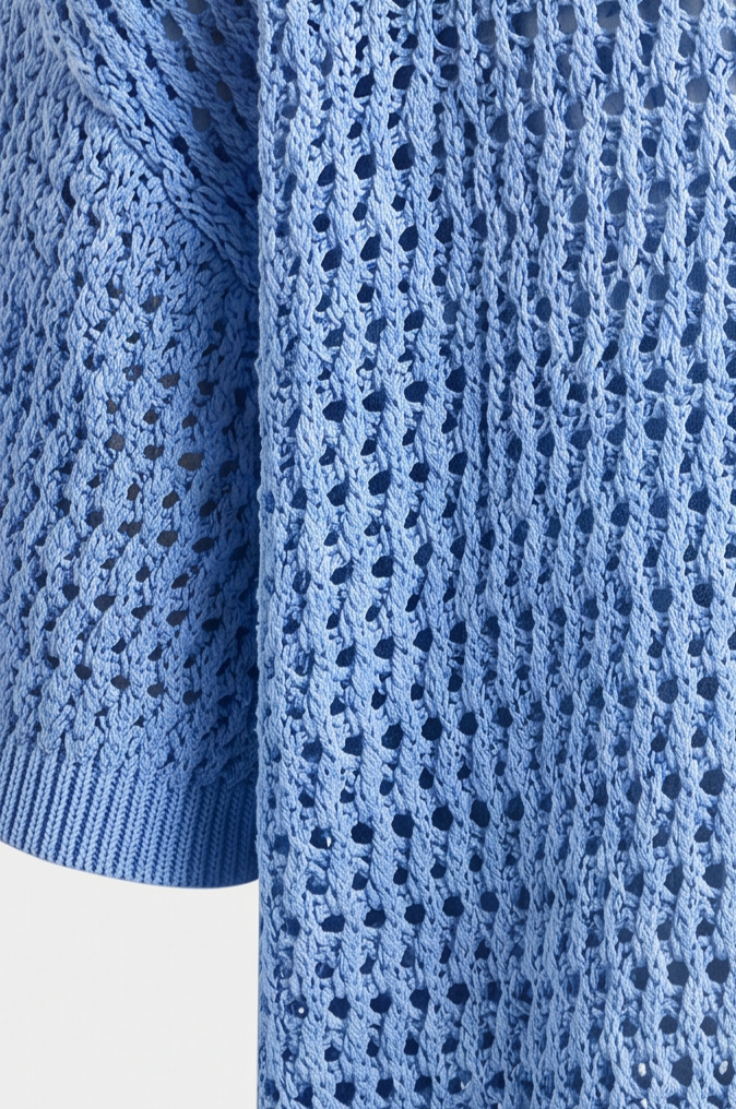 Knitairy Polo - Baby Blue